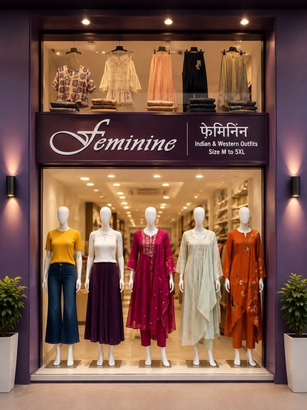 Feminine Western outfits and Kurtis